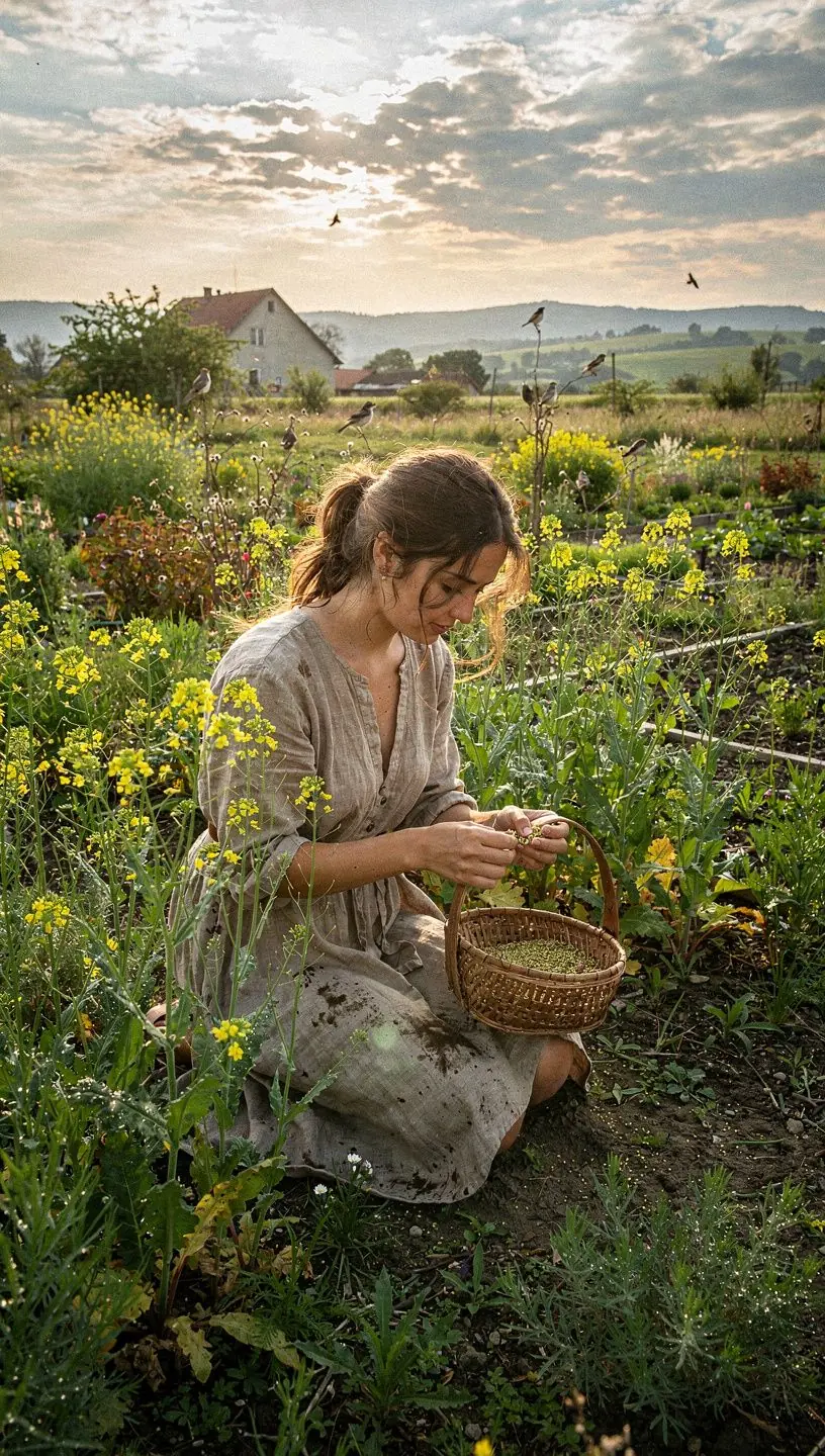 Fűszeres tea élvezete egy teraszon, gyönyörű környezetben, naplementében.