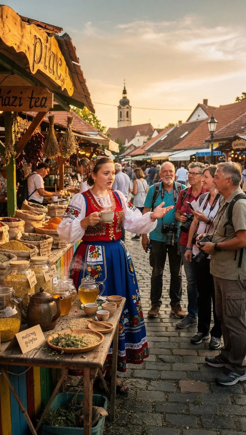 Különböző fűszerek és gyógynövények elegye, egy szép üvegben.
