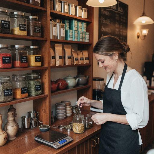 Friss, sárgás mustármagok, amelyek a tea ízét és karakterét gazdagítják.